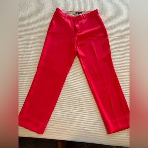 Hot Pink Banana Republic Avery Crop dress pants
